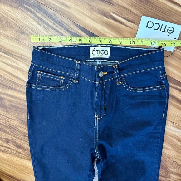 Etica Dark Denim High Rise Jeans - Picture 8 of 8